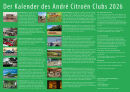Citroën Kalender des André-Citroen-Clubs 2026